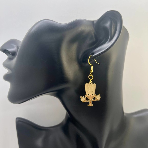 Beauty and the Beast Earrings - Lumiere Earrings - Disney Inspired Earrings - Picture 9 of 10